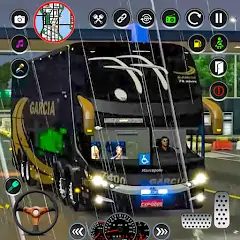 Скачать Public Coach Bus Driving Game [MOD Много денег] + [MOD Меню] на Андроид