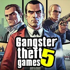 Скачать Gangster Vegas: Crime City War [MOD Много денег] + [MOD Меню] на Андроид
