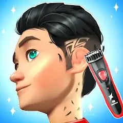 Скачать Barber Shop Hair Cut Sim Games [MOD Бесконечные деньги] + [MOD Меню] на Андроид