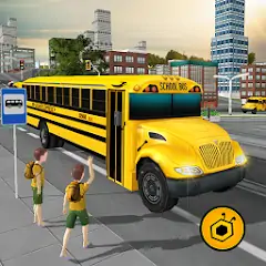 Скачать Школа вождения автобуса 2017 [MOD Много монет] + [MOD Меню] на Андроид