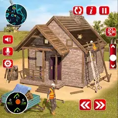 Скачать Cтроительства деревянного дома [MOD Много монет] + [MOD Меню] на Андроид