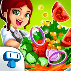 Скачать My Salad Bar: Veggie Food Game [MOD Много денег] + [MOD Меню] на Андроид
