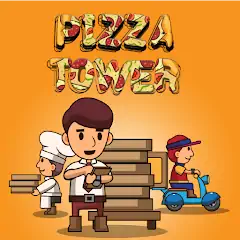 Скачать Pizza Tower: Idle Tycoon [MOD Много денег] + [MOD Меню] на Андроид