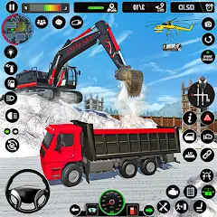 Скачать Excavator Simulator Crane Game [MOD Много денег] + [MOD Меню] на Андроид