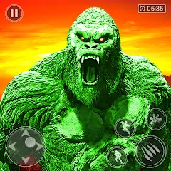 Скачать Игра Monster King Kong Rampage [MOD Много денег] + [MOD Меню] на Андроид