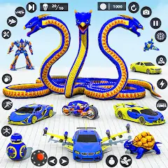 Скачать Snake Car Robot Transformation [MOD Много денег] + [MOD Меню] на Андроид