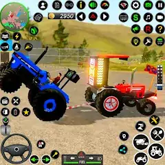 Скачать Тракторные фермерские игры 3D [MOD Бесконечные монеты] + [МОД Меню] на Андроид