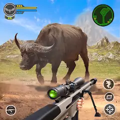 Скачать Wild Animal Hunting Gun Games [MOD Много денег] + [MOD Меню] на Андроид