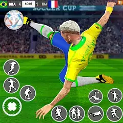 Скачать Star Football 23: Soccer Games [MOD Бесконечные деньги] + [MOD Меню] на Андроид