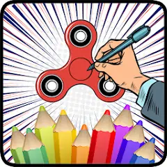 Скачать Coloring Fidget Spinner [Без рекламы] на Андроид