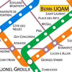 Скачать Montreal Metro & Subway Map [Разблокированная версия] на Андроид