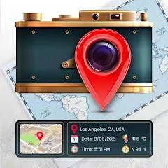 Скачать GPS maps timestamp camera app [Премиум версия] на Андроид