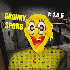 Скачать Horror Sponge Granny V1.8: The [MOD Много денег] + [MOD Меню] на Андроид