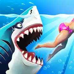 Скачать Hungry Shark World [MOD Бесконечные деньги] + [MOD Меню] на Андроид
