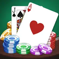 Скачать Блэкджек - 21 очко покер игра [MOD Много денег] + [MOD Меню] на Андроид