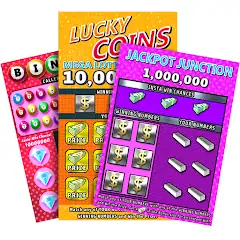 Скачать Scratch Off Lottery Casino [MOD Много монет] + [MOD Меню] на Андроид