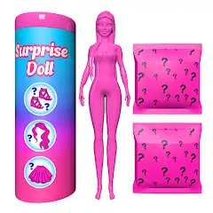 Скачать Color Reveal Suprise Doll Game [MOD Много монет] + [MOD Меню] на Андроид