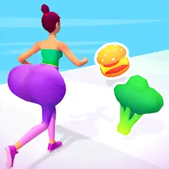 Скачать Twerk Race 3D: Belly Body Run [MOD Много монет] + [MOD Меню] на Андроид