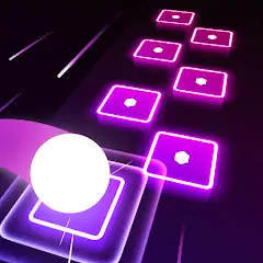 Скачать Hop Tiles 3D: Hit music game [MOD Бесконечные деньги] + [MOD Меню] на Андроид