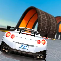 Скачать Car Stunt Races: Mega Ramps [MOD Много монет] + [MOD Меню] на Андроид