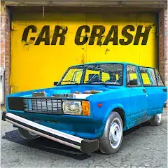 Скачать Car Crash Racing - Россия [MOD Много денег] + [MOD Меню] на Андроид