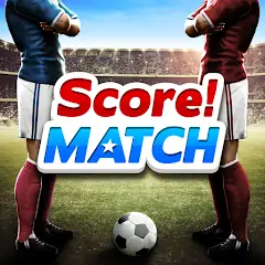 Скачать Score! Match - онлайн футбол [MOD Много монет] + [MOD Меню] на Андроид