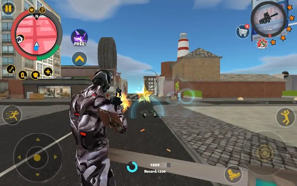 Скачать Rope Hero 3 [MOD Много денег] на Андроид