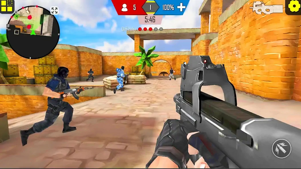 Скачать Counter Attack: CS Strike Ops [MOD Много монет] на Андроид