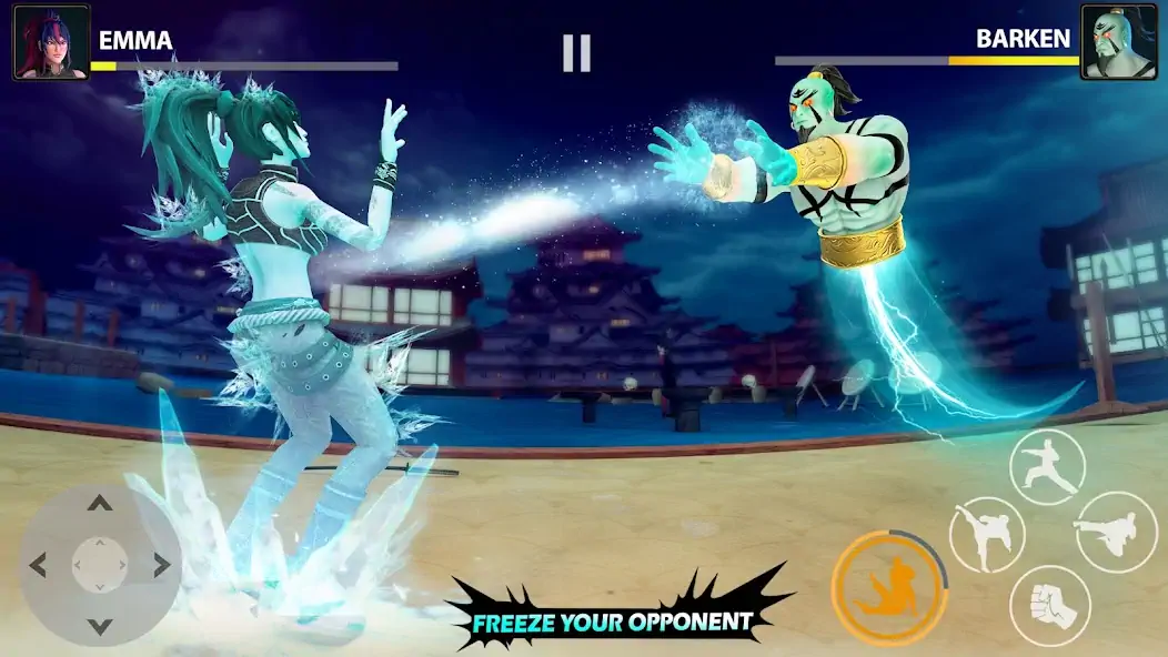 Скачать Ninja Master: Fighting Games [MOD Много монет] на Андроид