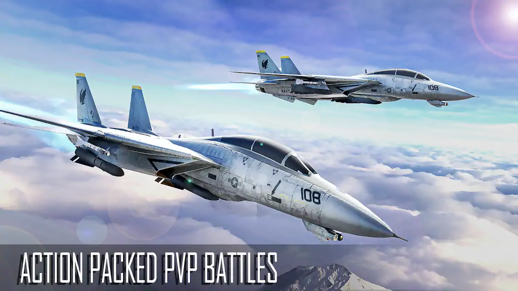 Скачать Jet Fighter: Plane Game [MOD Бесконечные монеты] на Андроид