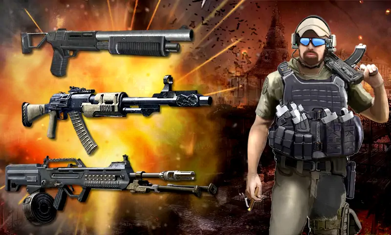Скачать Армия Commando Нападение [MOD Много монет] на Андроид