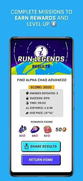 Скачать Run Legends: Co-op Fitness RPG [MOD Бесконечные монеты] на Андроид