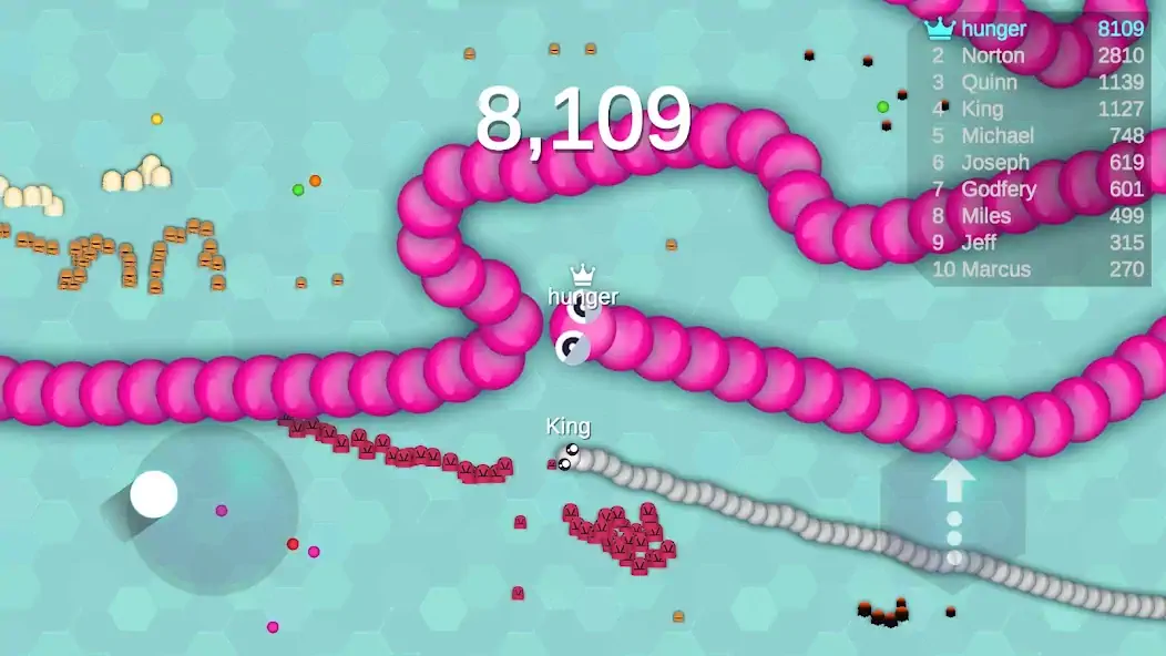 Скачать Snack Snake.io-Скользящая игра [MOD Много монет] на Андроид