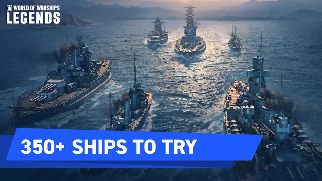 Скачать World of Warships Legends [MOD Много монет] на Андроид