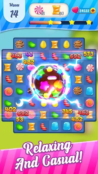Скачать Супер конфеты - Действие Игра [MOD Бесконечные деньги] на Андроид