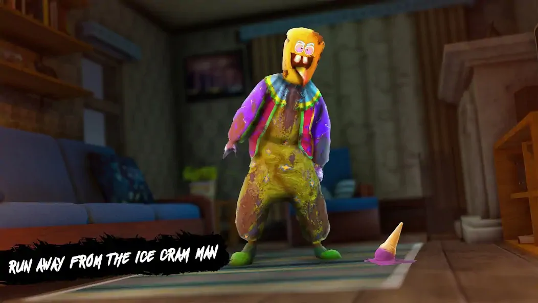 Скачать Crazy Ice Scream Freaky Clown [MOD Много монет] на Андроид