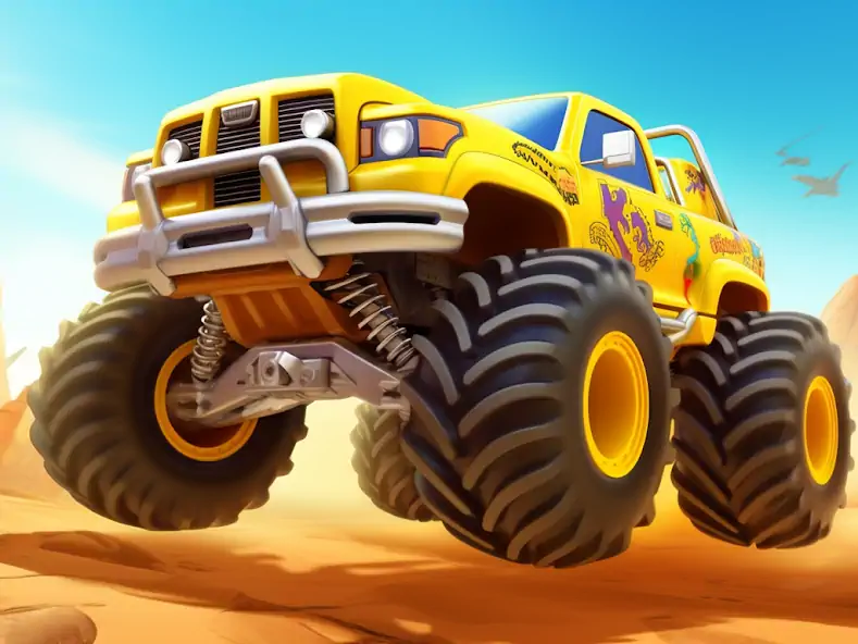 Скачать Monster Truck Stunt-Derby Game [MOD Бесконечные деньги] на Андроид