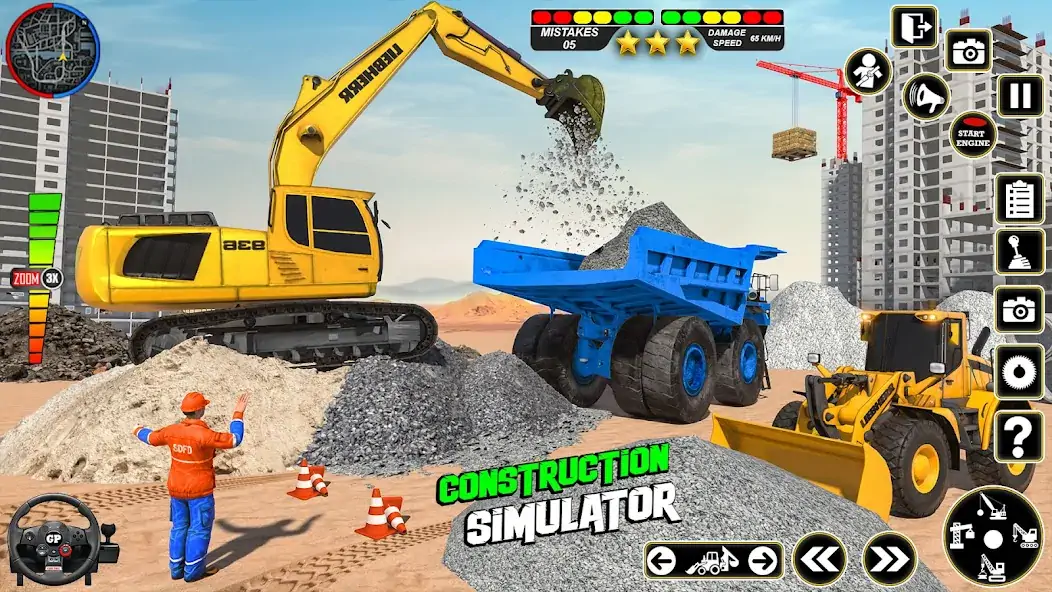Скачать Real Road Construction Games [MOD Много монет] на Андроид