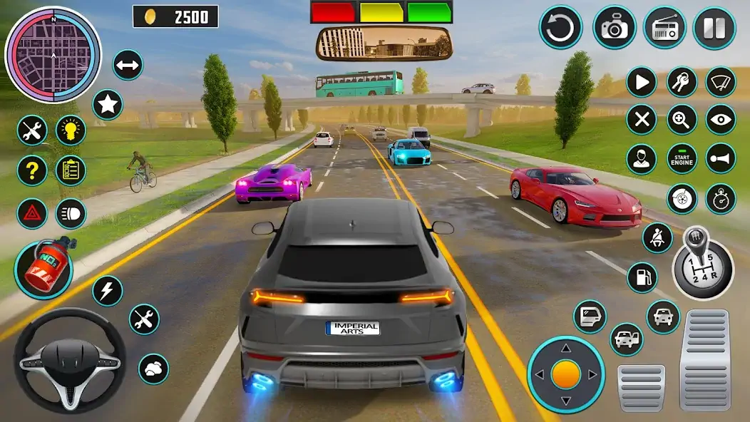Скачать Open World Car Driving Games [MOD Много монет] на Андроид