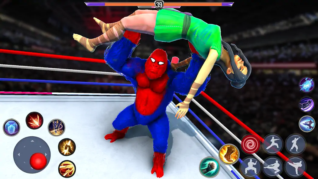 Скачать Superhero Kungfu Fighting Game [MOD Много монет] на Андроид