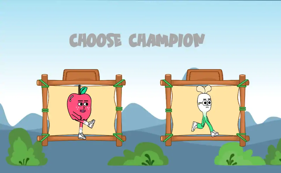 Скачать apple and onion running game [MOD Много денег] на Андроид