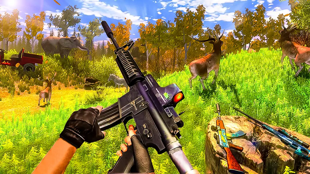 Скачать Animal Hunting -Shooting Games [MOD Бесконечные монеты] на Андроид