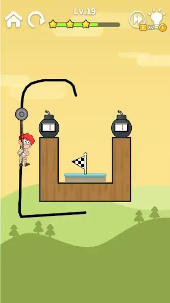 Скачать Zipline Rescue:физическая игра [MOD Бесконечные монеты] на Андроид