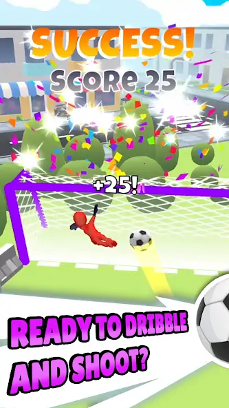 Скачать Crazy Kick! Fun Football game [MOD Бесконечные монеты] на Андроид