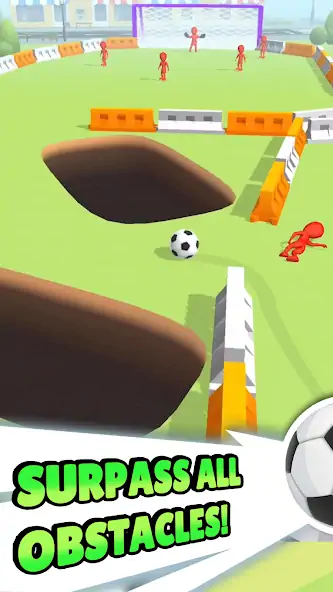 Скачать Crazy Kick! Fun Football game [MOD Бесконечные монеты] на Андроид