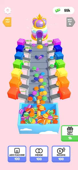 Скачать Dessert Factory Idle [MOD Бесконечные деньги] на Андроид