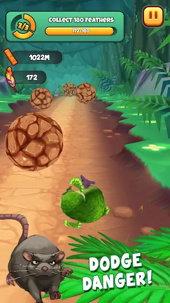 Скачать Kakapo Run: Animal Rescue Game [MOD Много монет] на Андроид