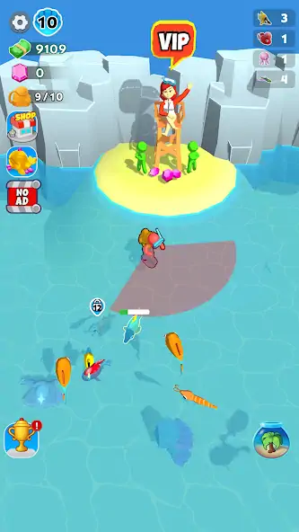 Скачать Aquarium Land - Fishbowl World [MOD Много монет] на Андроид