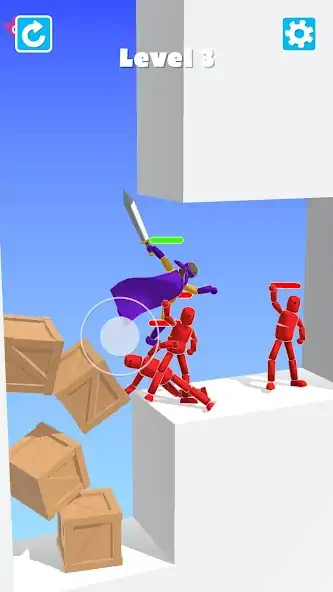 Скачать Ragdoll Ninja - Рэгдолл Ниндзя [MOD Много монет] на Андроид