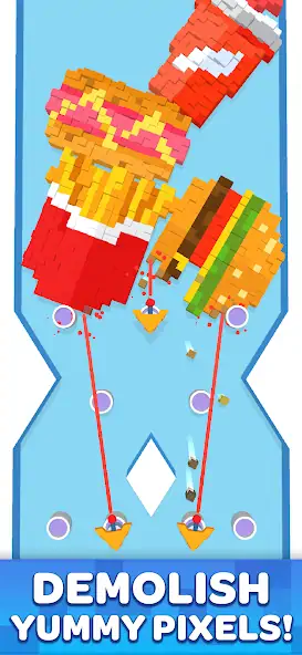 Скачать Pixel Demolish [MOD Много монет] на Андроид
